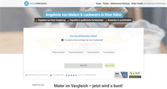 Desktop Screenshot of maler-vergleich.com