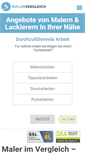 Mobile Screenshot of maler-vergleich.com