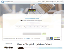 Tablet Screenshot of maler-vergleich.com
